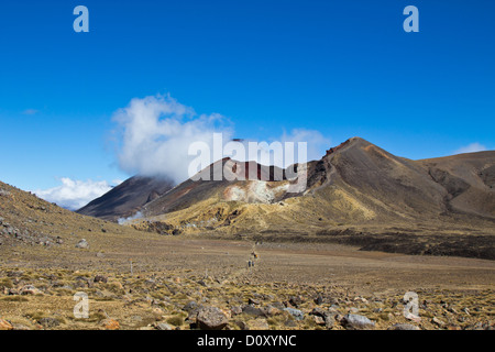 Tongariro Crossing, Neuseeland Stockfoto