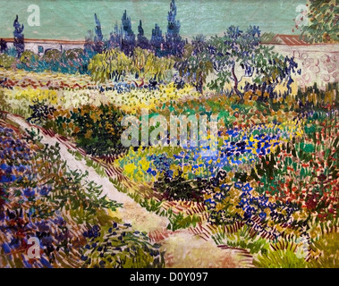 Garten in Arles Vincent Van Gogh 1853-1890 Niederlande Niederlande Stockfoto