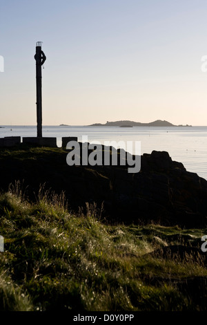 Downing Punkt in Dalgety Bay entlang der Küste von Fife, Schottland Stockfoto