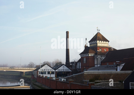 Harveys Brauerei in Lewes, East Sussex Stockfoto