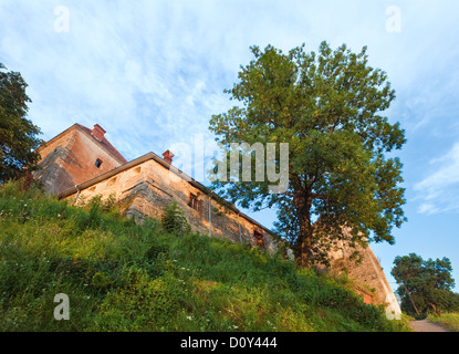 Sommerabend Swirsh Burg view(Ukraine). Stockfoto