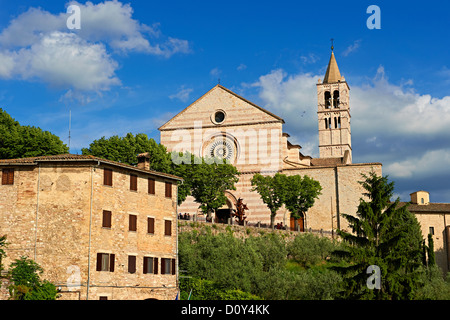 Die Basilika von St. Clare (Basilica di Santa Chiara), Assisi Italien Stockfoto