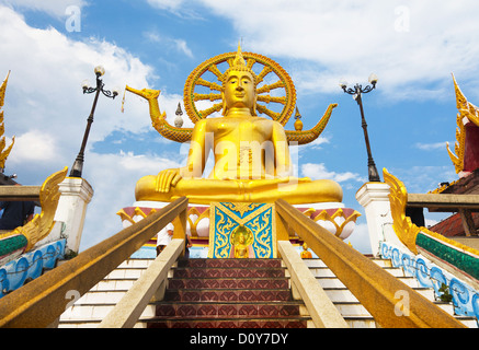 große Buddha-Statue auf Koh samui Stockfoto