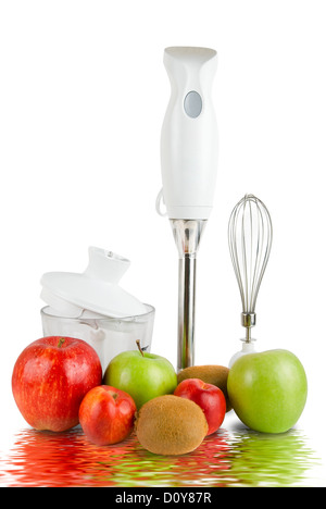 warten den Mixer Obst Stockfoto