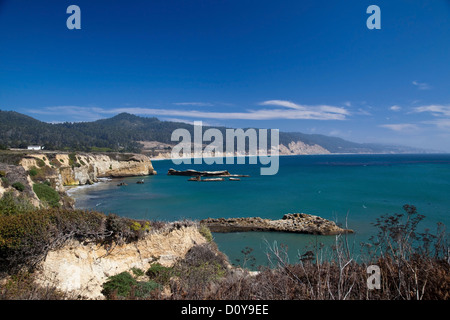 Ano Nuevo Bay, Kalifornien Stockfoto