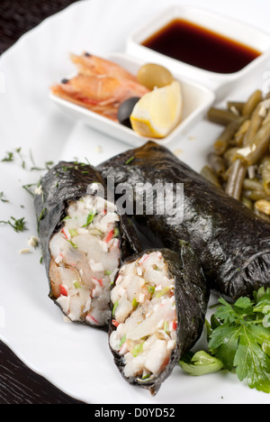 leckeres Fischgericht Stockfoto