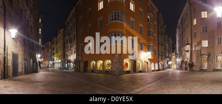 Altstadt in Innsbruck Österreich Stockfoto