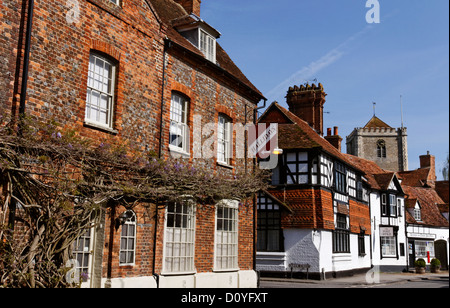 Die High Street, Dorchester-On-Thames, Oxfordshire, England Stockfoto