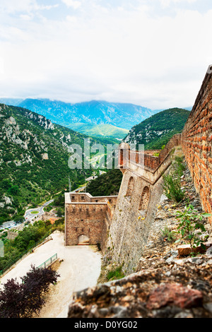 Burg von Carcassonne - Südfrankreich Stockfoto