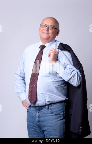 Porträt eines erfolgreichen senior Stockfoto