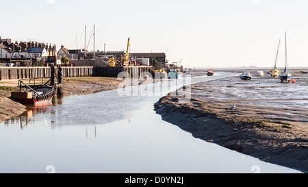 Leigh am Meer-creek Stockfoto