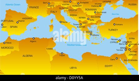 Mittelmeer-region Stockfoto