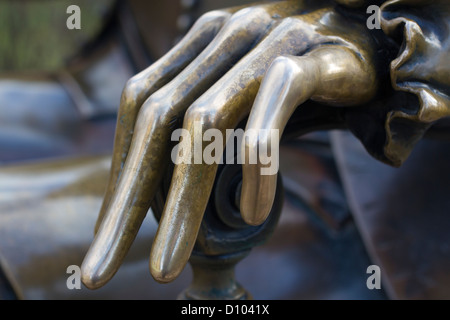 Detail von der Statue von Peter dem großen an Peter und Paul Fortress, St Petersburg, Russland Stockfoto