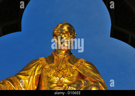 Albert Memorial, Kensington Gardens, Hydepark, London, Vereinigtes Königreich Stockfoto