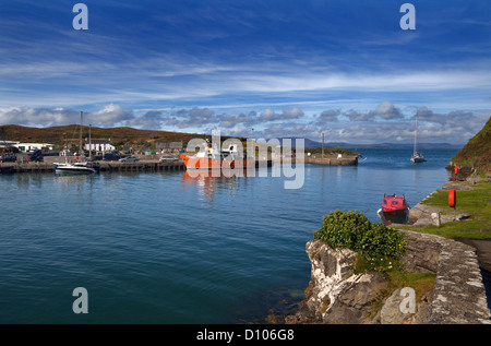 Die North Harbour, Cape Clear Island, County Cork, Irland. Stockfoto