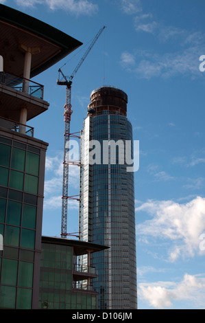 Der Turm unter Konstruktion, Vauxhall, London, UK Stockfoto