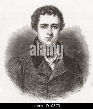 Richard Parkes Bonington, 1802 –1828. Englischen Romantik Landschaftsmaler. Stockfoto