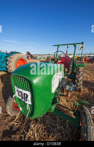 Die Great Dorset Steam Fair, Vintage Traktor, stiegen, Dorset, England Stockfoto