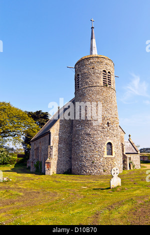 St. Marien-Kirche in Titchwell North Norfolk Stockfoto