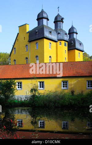 Renaissanceschloss Holte in Schloss Holte-Stukenbrock, Teutoburger Wald, Nordrhein-Westfalen Stockfoto