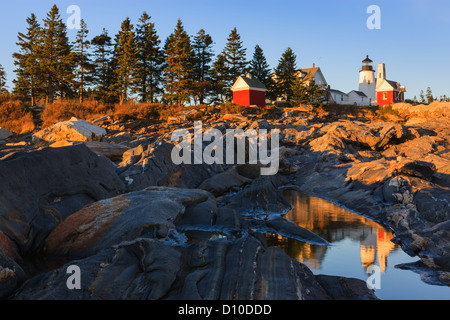 Pemaquid Point Light, Maine, USA Stockfoto