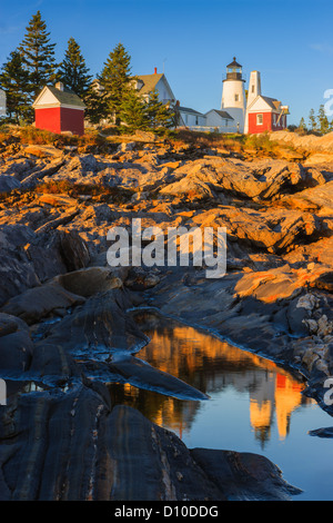 Pemaquid Point Light, Maine, USA Stockfoto