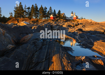 Pemaquid Point Light, Maine, USA Stockfoto