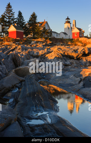 Pemaquid Point Light, Maine, USA Stockfoto