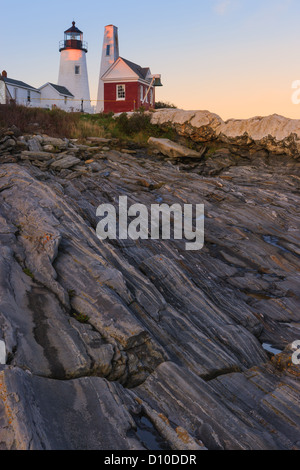 Pemaquid Point Light, Maine, USA Stockfoto