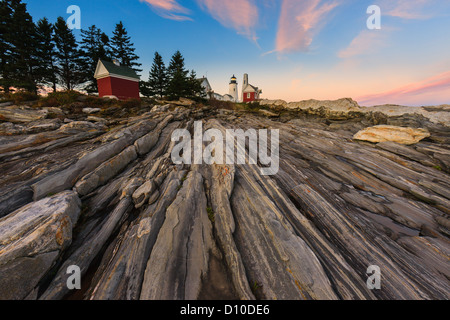 Pemaquid Point Light, Maine, USA Stockfoto