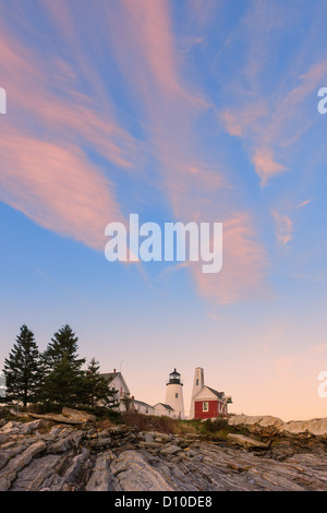 Pemaquid Point Light, Maine, USA Stockfoto