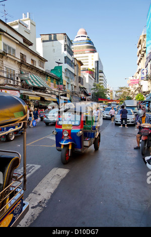 Bunte Tuk-Tuk in Bangkok, Thailand Stockfoto