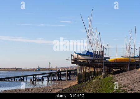 Werft am leigh Stockfoto