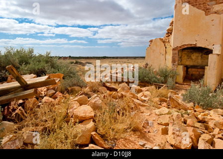 Farina verlassene Altstadt, South Australia Stockfoto