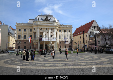 Stadttheater in Bratislava, Slowakei Stockfoto