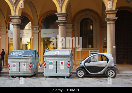 Renault Twizy Elektroauto Bologna Stadt Emilia-Romagna Region Nord Italien Europa Stockfoto