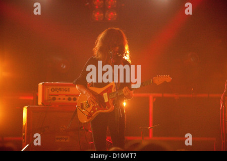 Shannon Wright Durchführung überhaupt Morgen ist Parteien Festival 1. Dezember 2012, Camber Sands, Rye, Sussex, Großbritannien Stockfoto