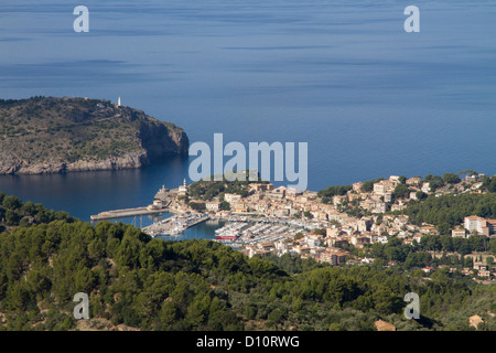 Port Soller Serra de Tramuntana Mallorca Balearen Spanien Mittelmeer Europa Stockfoto