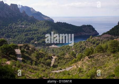 Mallorca Cala Tuent Sa Calobra Tramuntana Meer Mallorca Mallorca Balearen Spanien Mittelmeer Europa Stockfoto