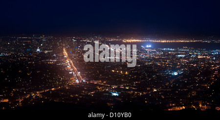 San Francisco, Nachtansicht Stockfoto