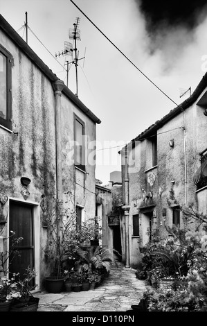 Alten toskanischen Dorf in Italien Stockfoto