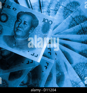 chinesische RMB 100 yuan Stockfoto