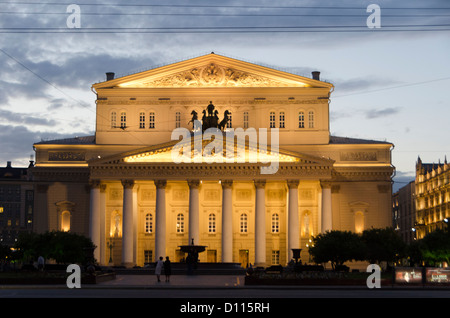 Bolschoi-Theater Moskau, Russland Stockfoto