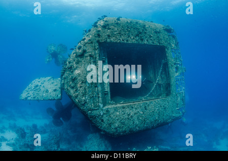 Schiff Wrack der Salem Express, Safaga, Ägypten, Rotes Meer, Indischer Ozean Stockfoto