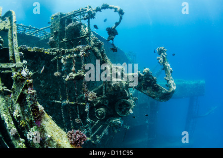 Schiff Wrack der Salem Express, Safaga, Ägypten, Rotes Meer, Indischer Ozean Stockfoto