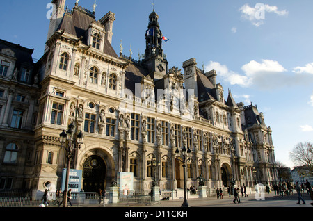 Hotel de Ville in Paris, Frankreich. Stockfoto
