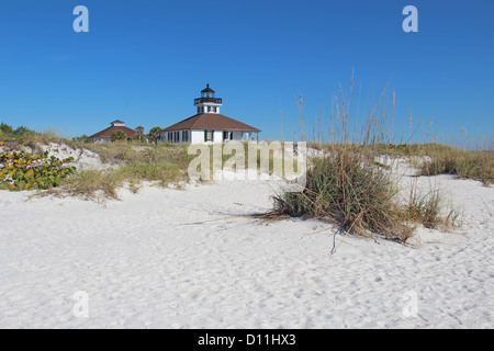 Boca Grande Leuchtturm, Gasparilla Island, Florida Stockfoto