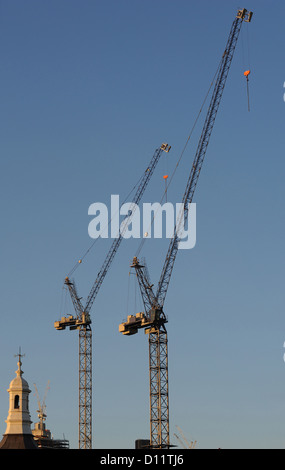 Baustelle am One Tower Bridge, Töpfer-Feld, London Se1 England uk Stockfoto