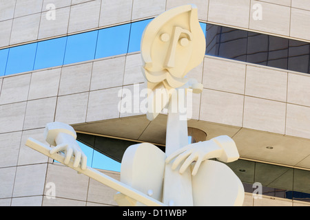 Virtuose Skulptur von David Adickes, Houston, Texas, USA Stockfoto