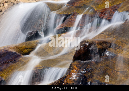 Schwemmfächer Wasserfall, Rocky Mountain Nationalpark, Colorado Stockfoto